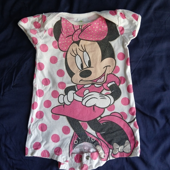 Baby Girl Lot Of 6 Size 12 Months Minnie Mouse/Winnie The Pooh/Cowboys - Picture 7 of 13